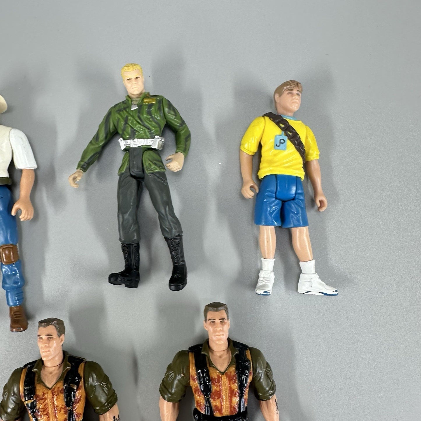 Jurassic Park & Small Soldiers 4.5" Action Figure Lot 90s Kenner Hasbro Vintage