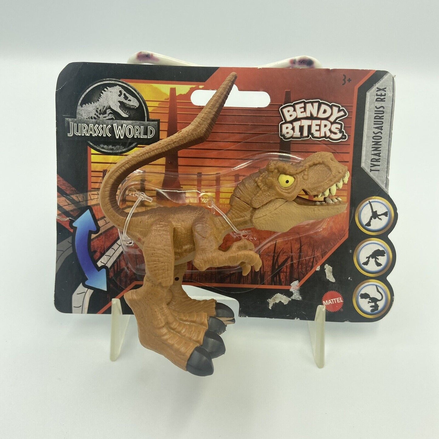 Jurassic World Bendy Biters Tyrannosaurus Rex 3" Action Figure - Mattel - New