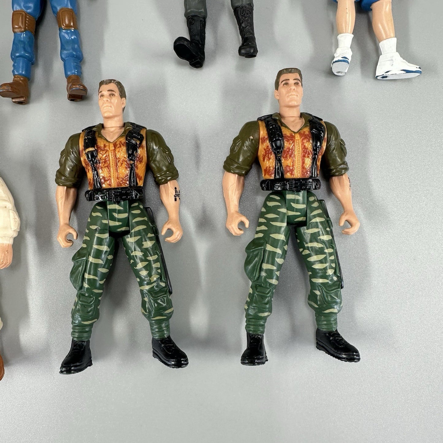 Jurassic Park & Small Soldiers 4.5" Action Figure Lot 90s Kenner Hasbro Vintage