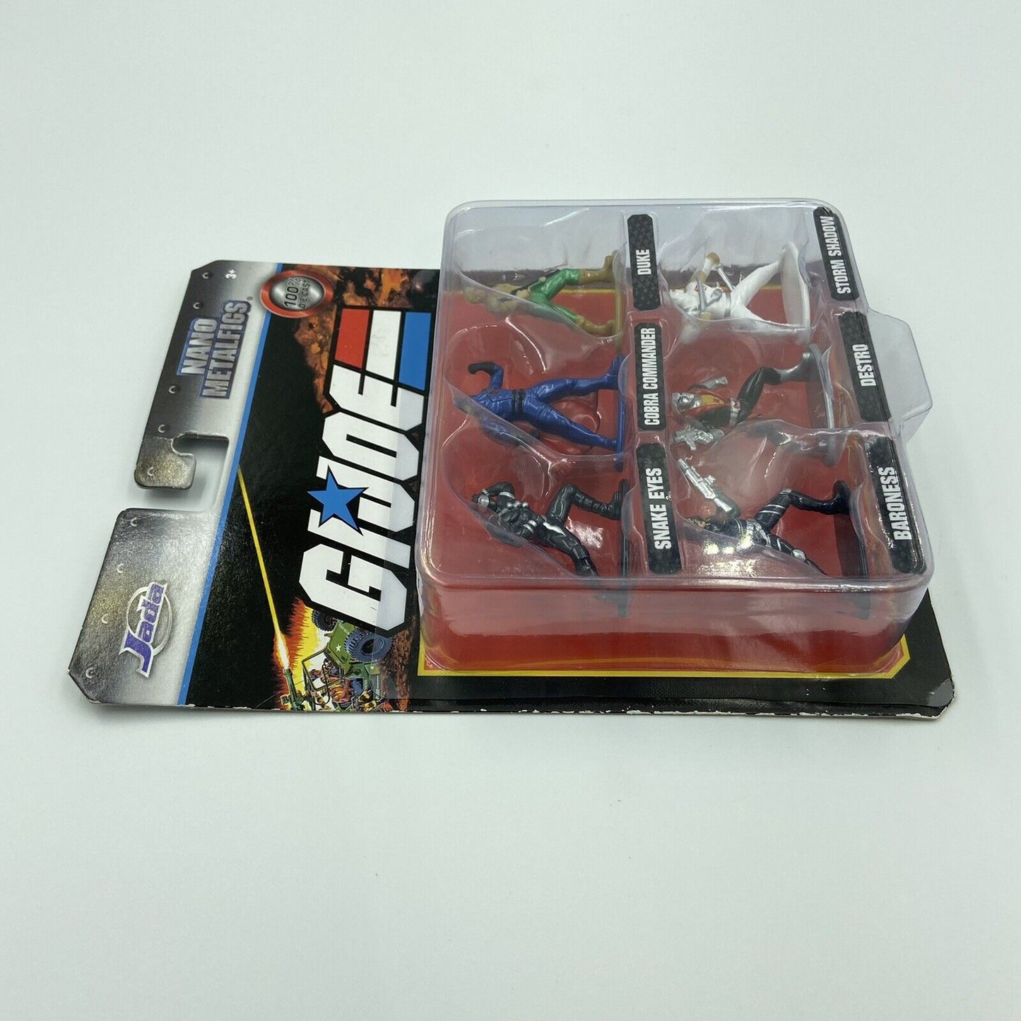 Jada Toys G.I. Joe Nano 1.75 inch Metalfigs Snake Eyes Action Figure Hasbro New