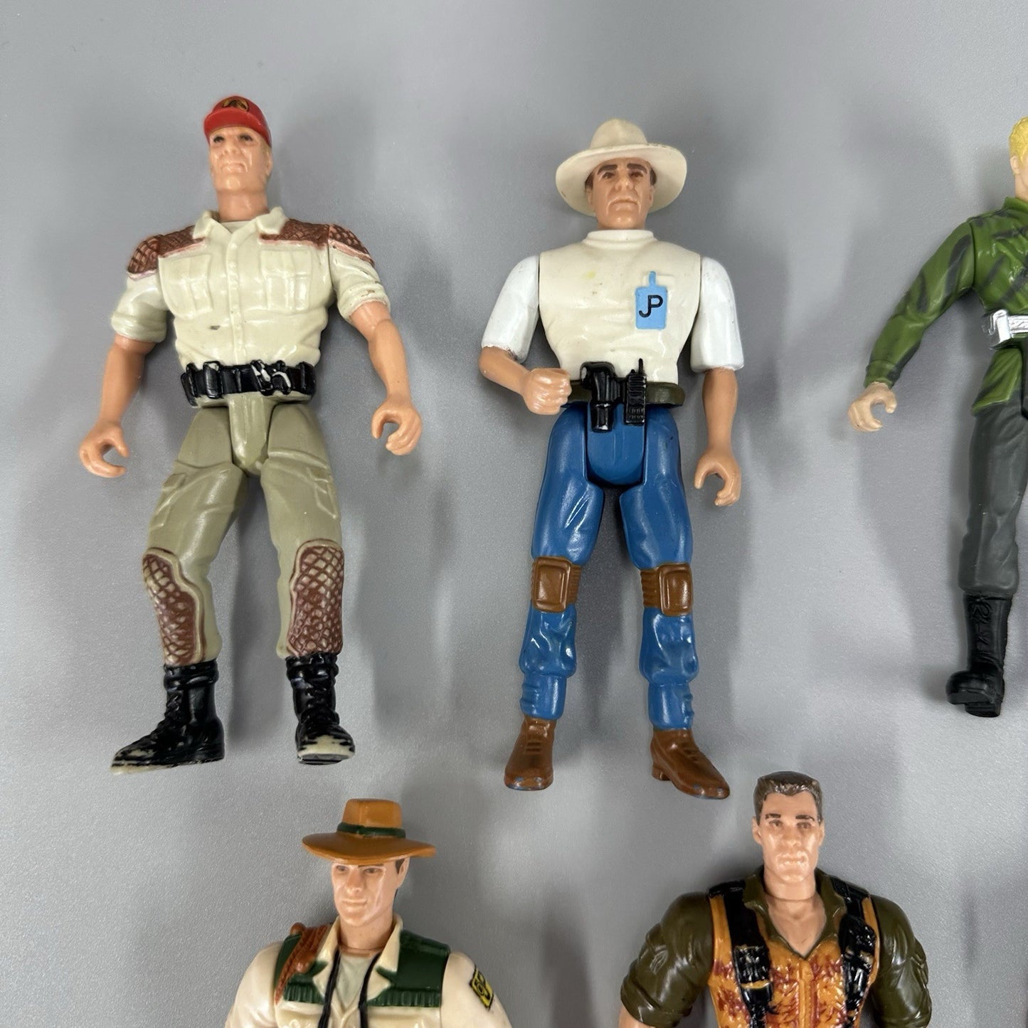 Jurassic Park & Small Soldiers 4.5" Action Figure Lot 90s Kenner Hasbro Vintage