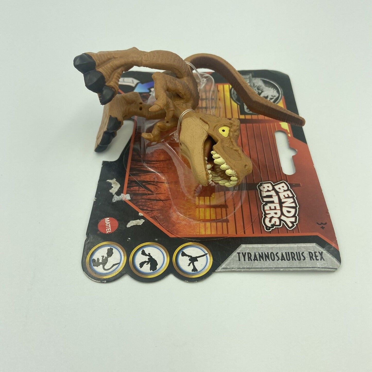 Jurassic World Bendy Biters Tyrannosaurus Rex 3" Action Figure - Mattel - New