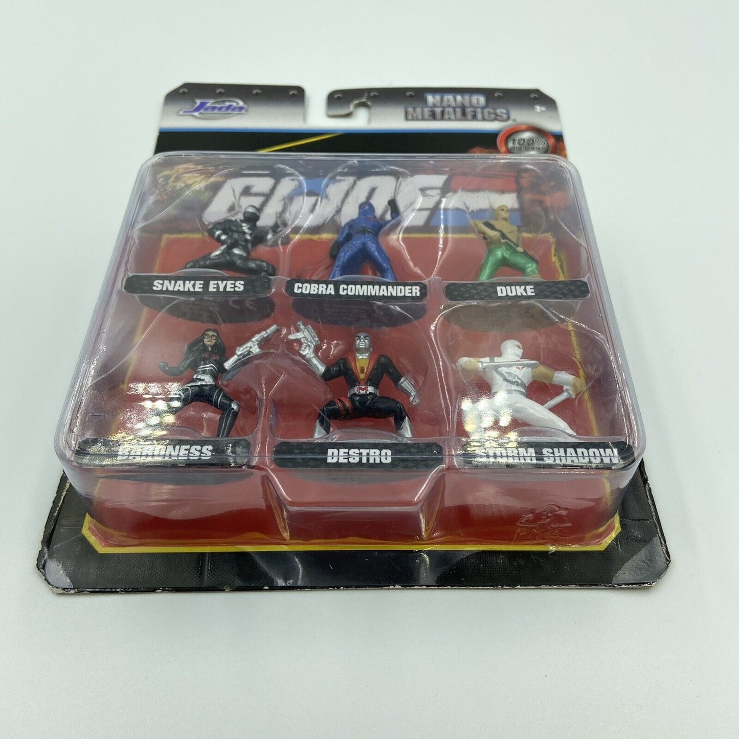 Jada Toys G.I. Joe Nano 1.75 inch Metalfigs Snake Eyes Action Figure Hasbro New
