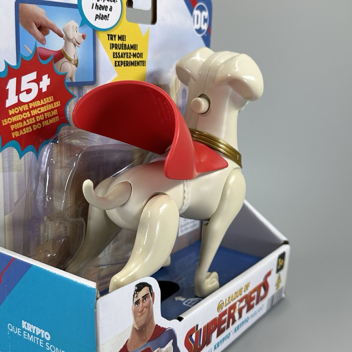 Fisher-Price DC League of Super-Pets Talking Krypto 6" Action Figure – Brand New