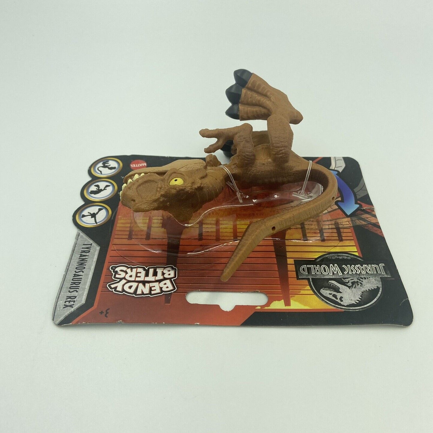 Jurassic World Bendy Biters Tyrannosaurus Rex 3" Action Figure - Mattel - New