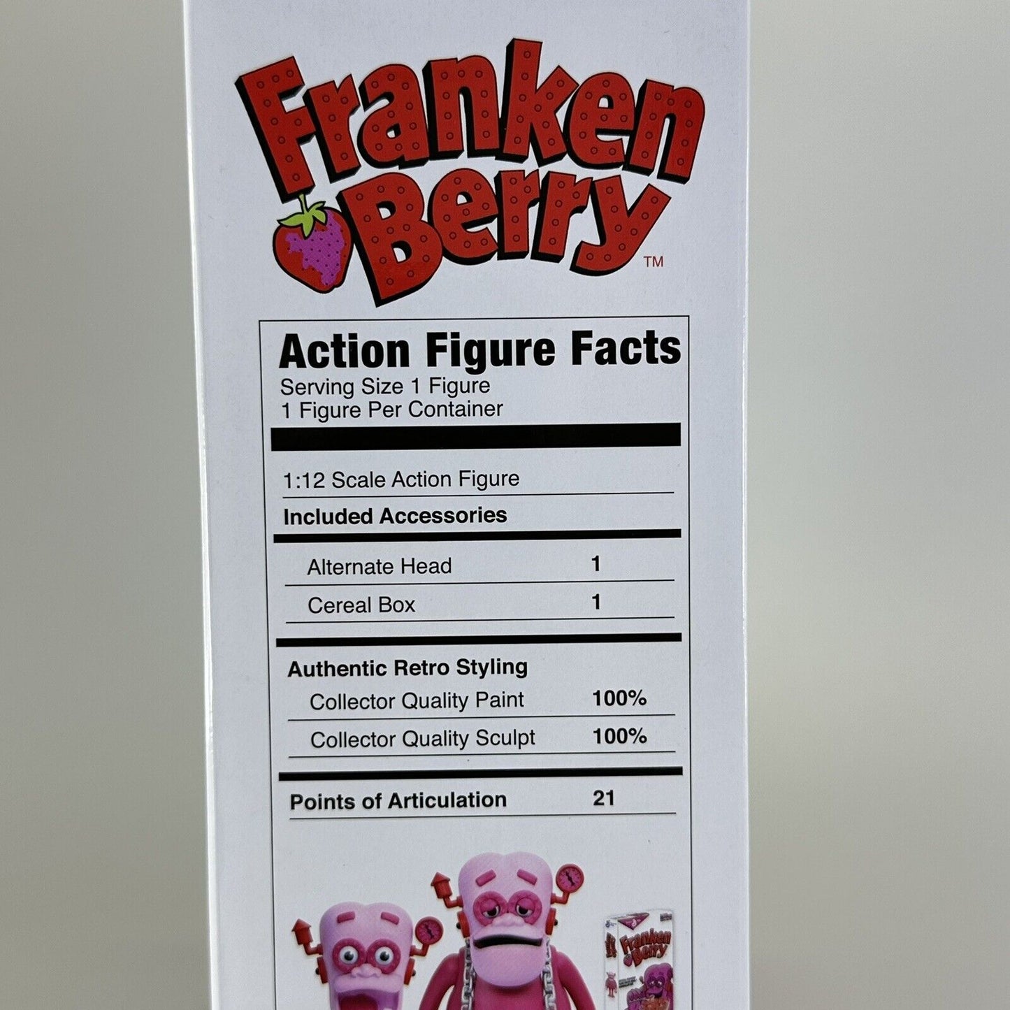 Jada Toys General Mills Franken Berry 6" Action Figure - Brand New