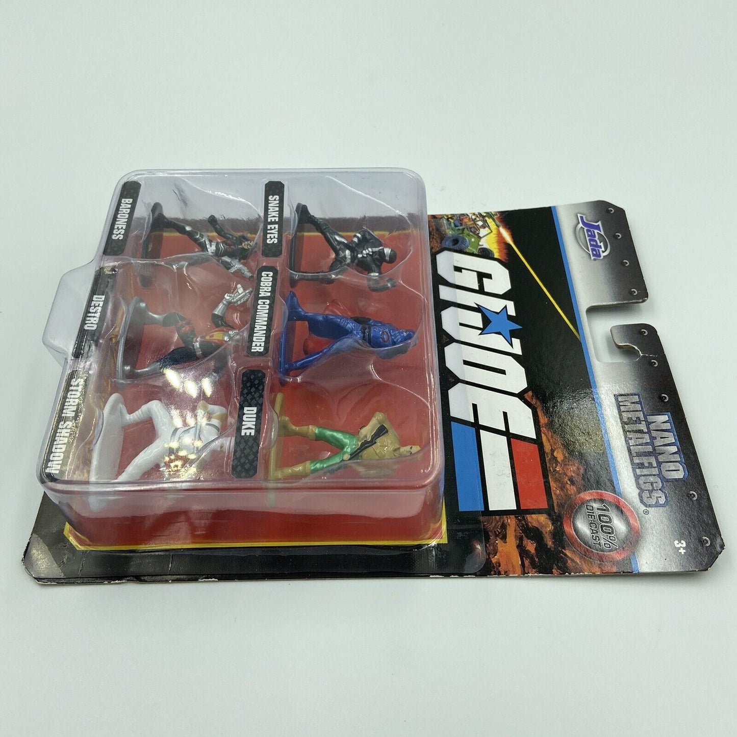 Jada Toys G.I. Joe Nano 1.75 inch Metalfigs Snake Eyes Action Figure Hasbro New