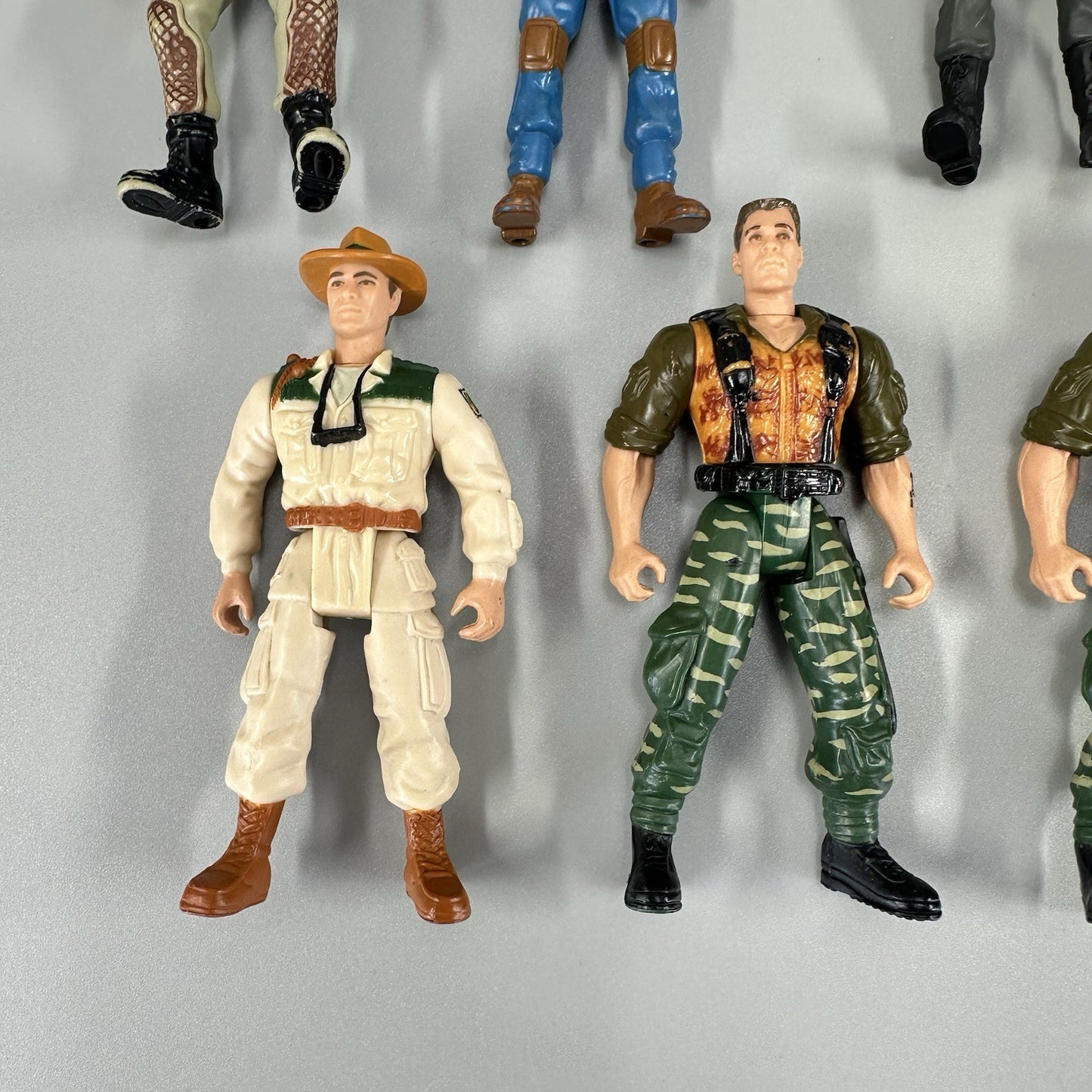Jurassic Park & Small Soldiers 4.5" Action Figure Lot 90s Kenner Hasbro Vintage