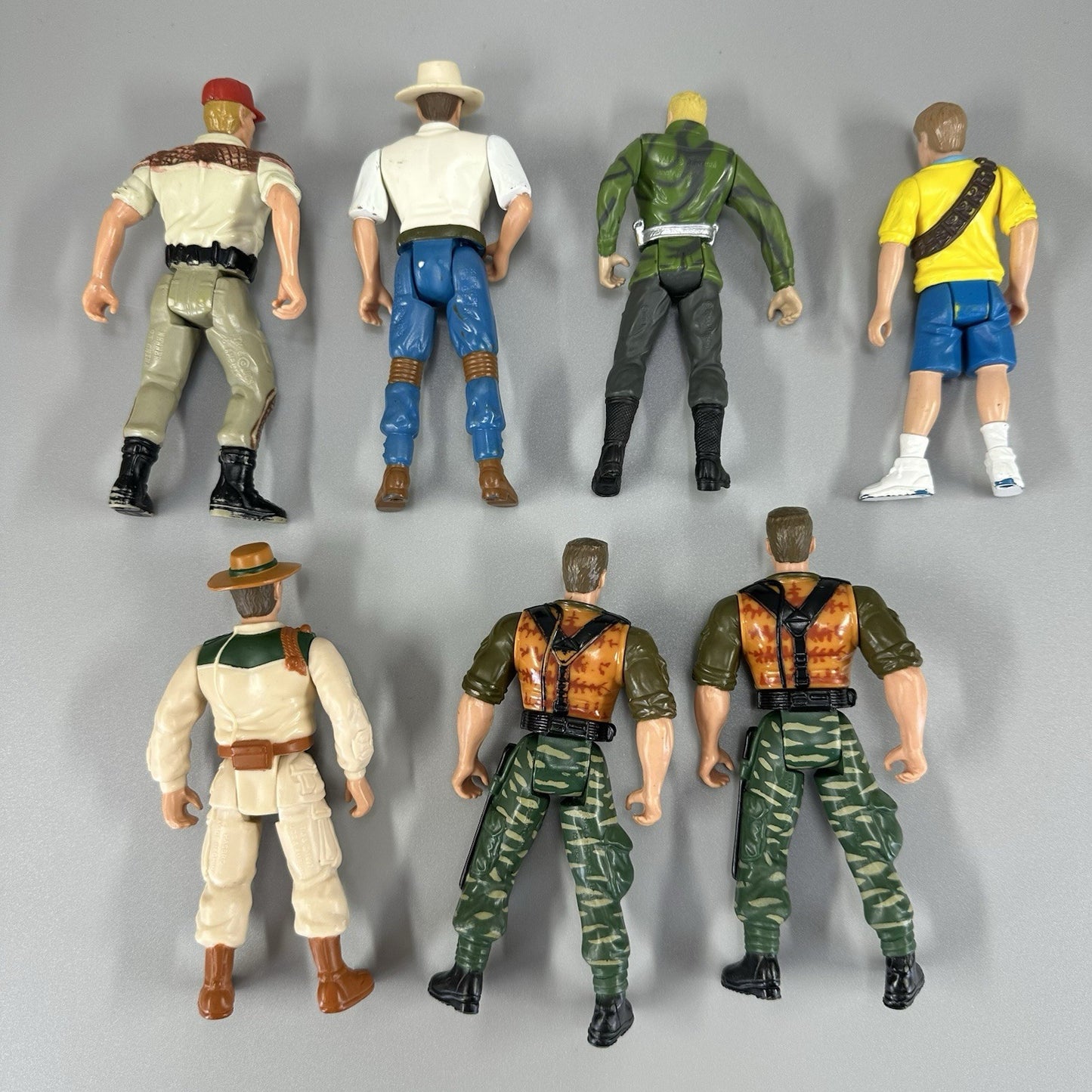 Jurassic Park & Small Soldiers 4.5" Action Figure Lot 90s Kenner Hasbro Vintage
