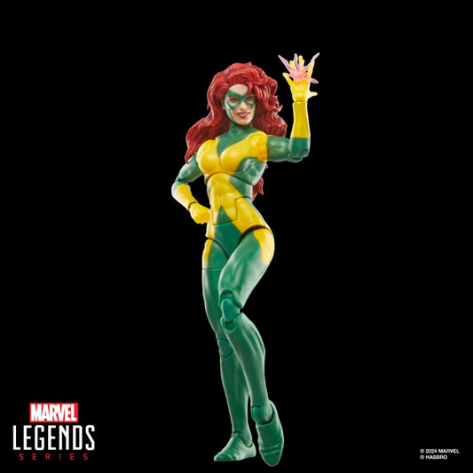 Marvel Legends Jean Grey X-Factor green and yellow Costume Action Figure.