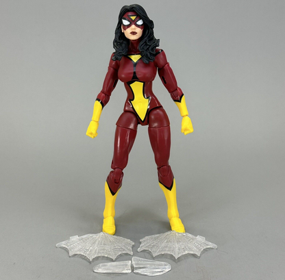 Marvel Legends Red Suit SPIDER-WOMAN 6" Action Figure w/ Webs From Skrull 2-Pk