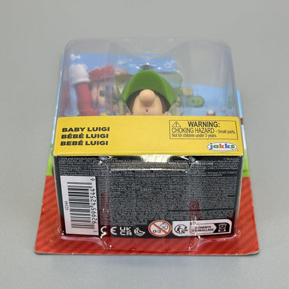 World of Nintendo Super Mario Baby Luigi 2.5" Figure Jakks 2024 - Brand New