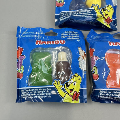 Lot of 3 Haribo Gummi Mini 3" Soft PVC Collectible Figures Packs of 2 Jakks New