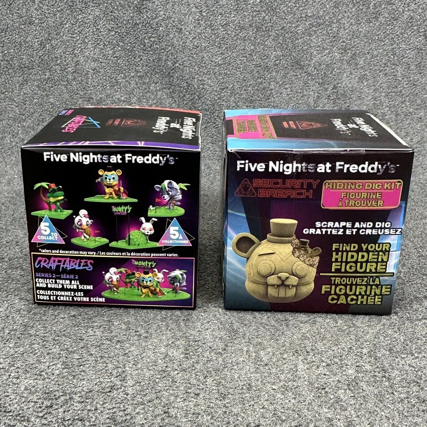 Five Nights at Freddy's Mini Security Breach Craftables Series 2 & Hiding Kit