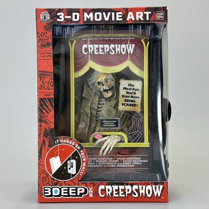 Culturefly Creepshow 3DEEP VHS 3D Movie Art 7.5" Tall Wall Display Sits or Hangs