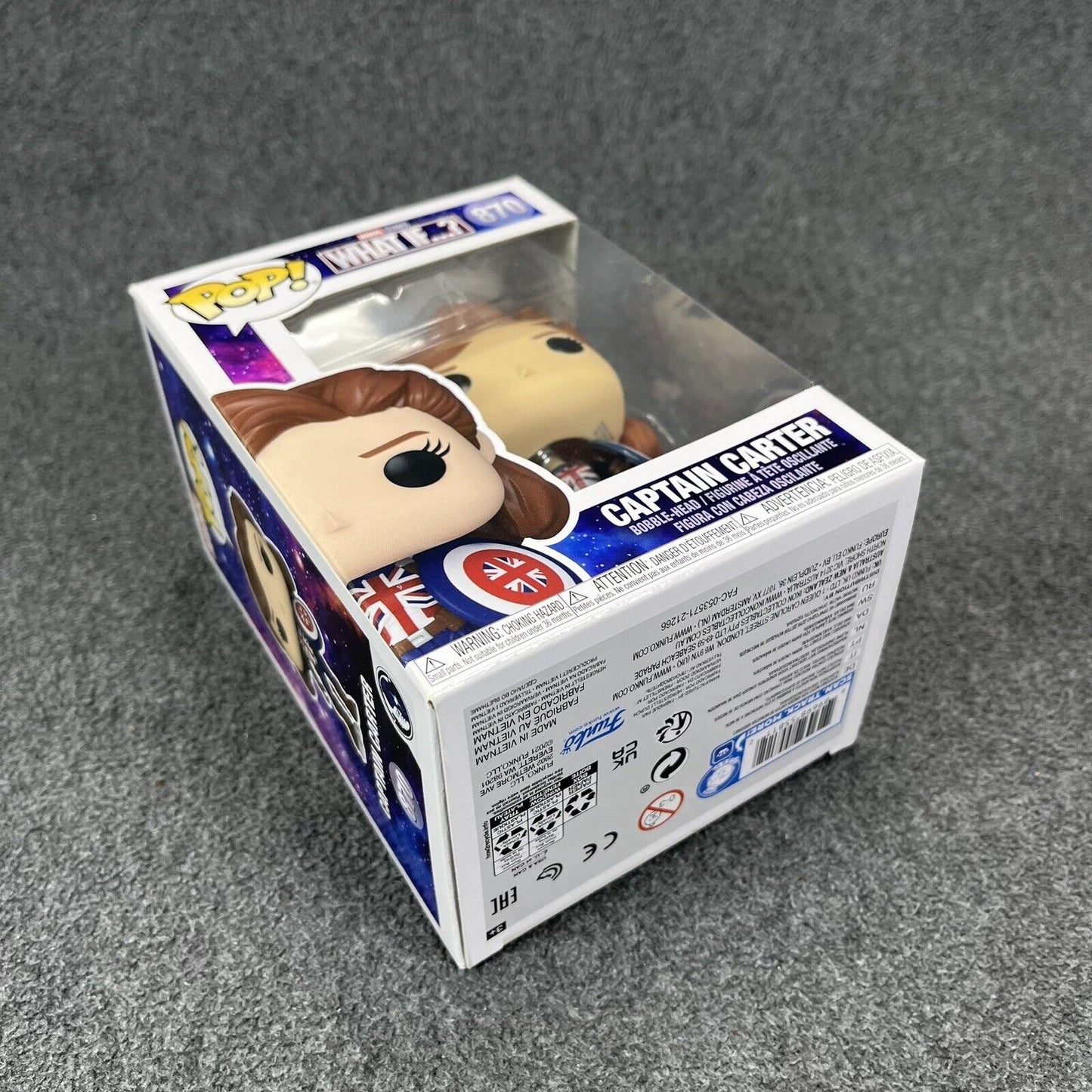 Funko Pop! TV: What If...? - Captain Carter Vinyl Figure Exclusive - Brand New