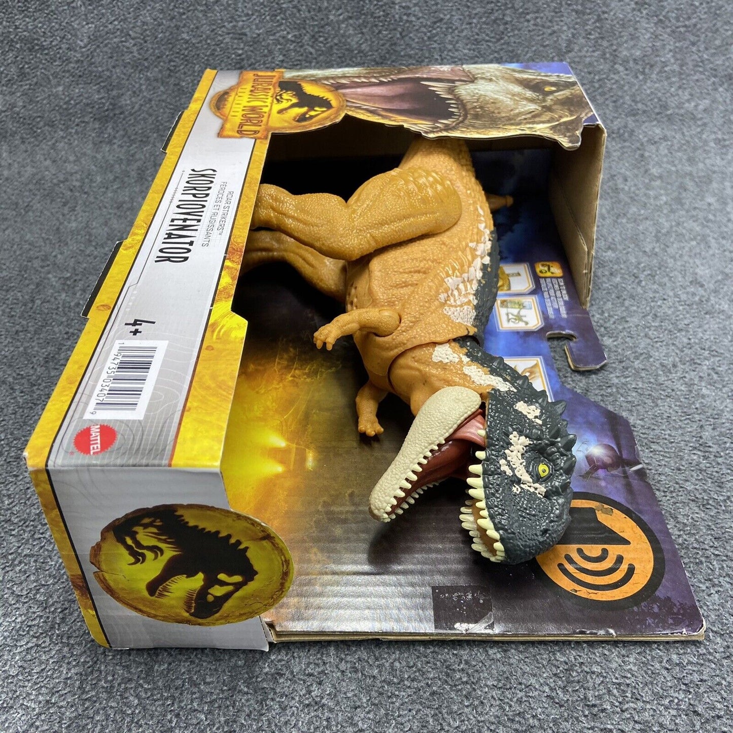 Jurassic World Dominion Roar Strikers Skorpiovenator Action Figure - Mattel HDX3