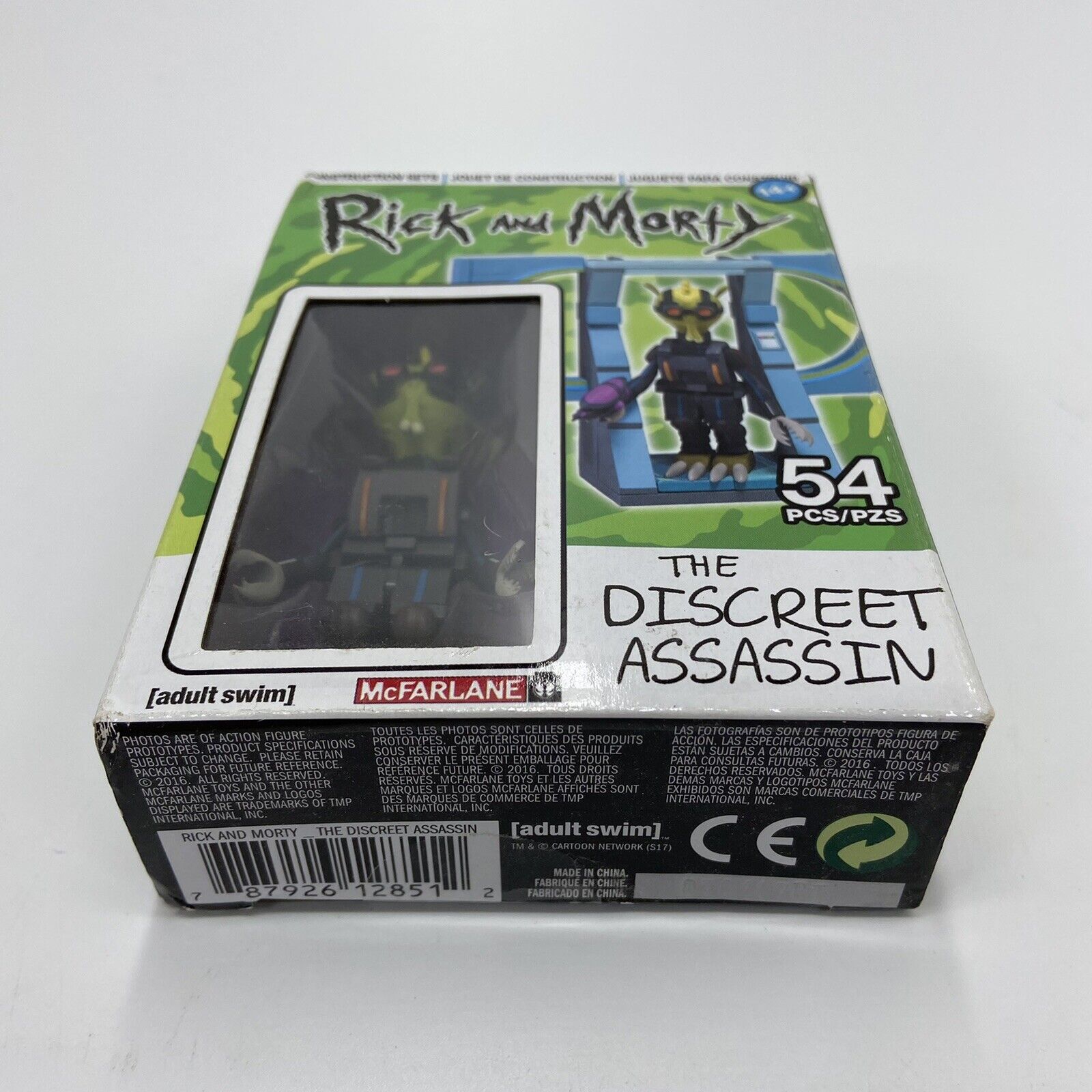 McFarlane Rick and Morty 3" The Discreet Assassin Construction Set - Brand New