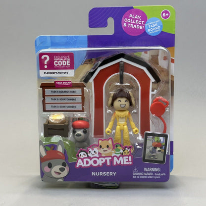 Roblox Adopt Me Nursery Action Figure Set w/ Exclusive Virtual Item Code - New