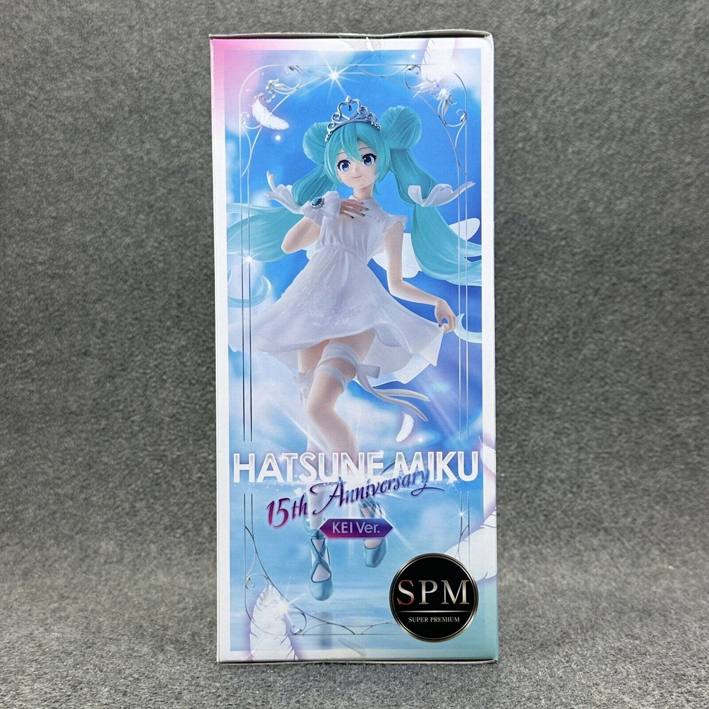 Hatsune Miku 15th Anniversary KEI Ver SPM Prize SEGA Super Premium Statue - New