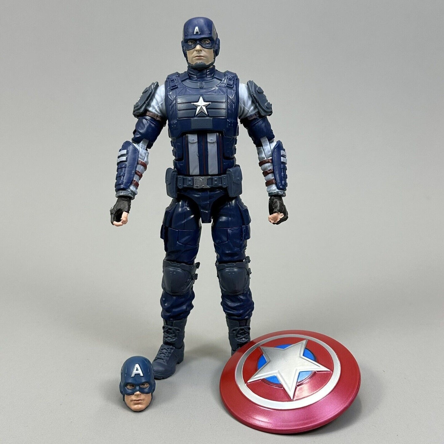 Marvel Legends Captain America 6" Action Figure w/ Extra Head Abomination Wave