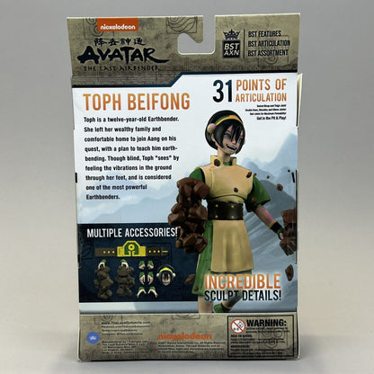 The Loyal Subjects BST AXN Avatar The Last Airbender Toph 5" Action Figure - New