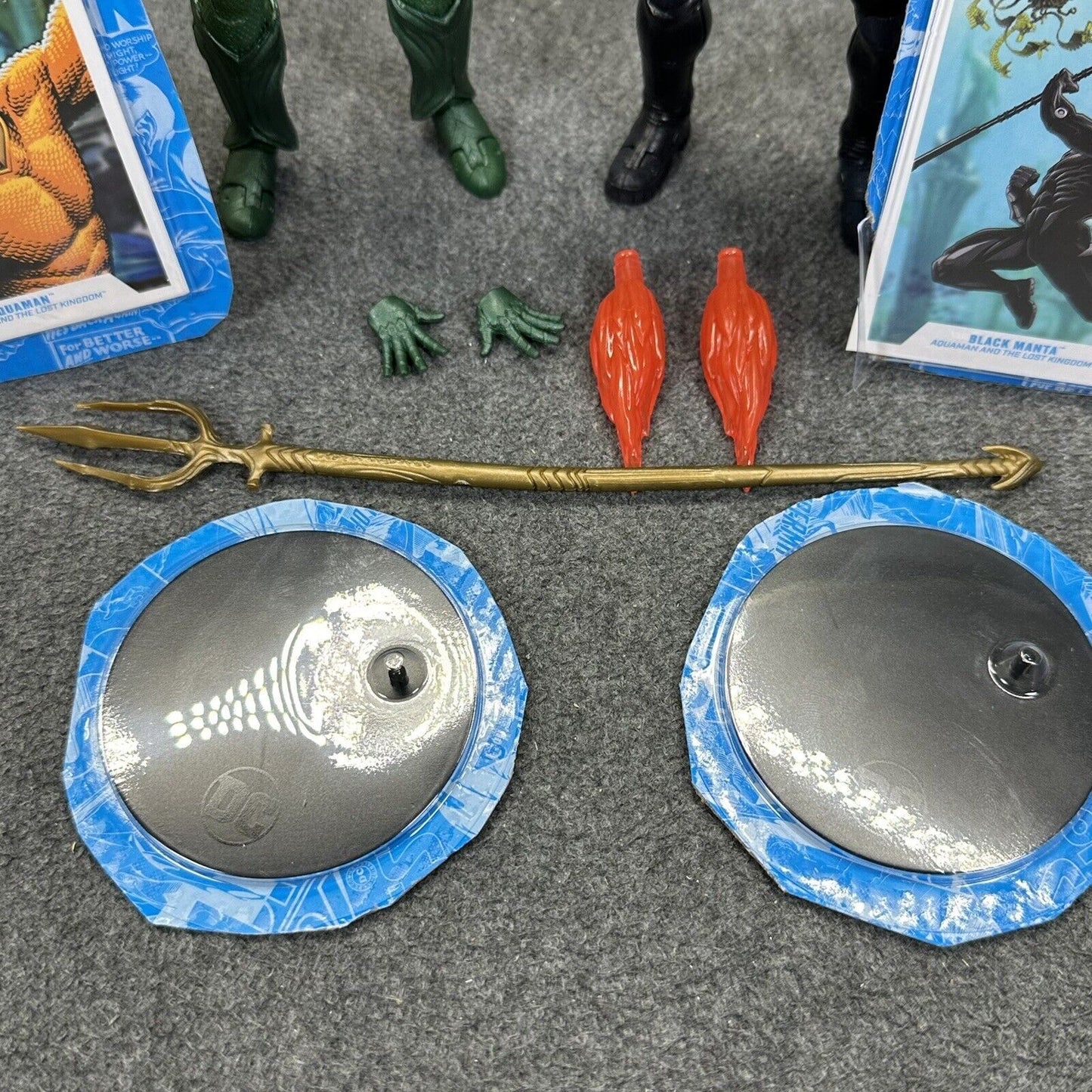 McFarlane DC Multiverse Aquaman 2 Black Manta & Aquaman 7" Action Figures Loose