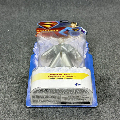 Superman Returns Hologram JOR-EL 5.5" Action Figure Mattel 2006 - Sealed