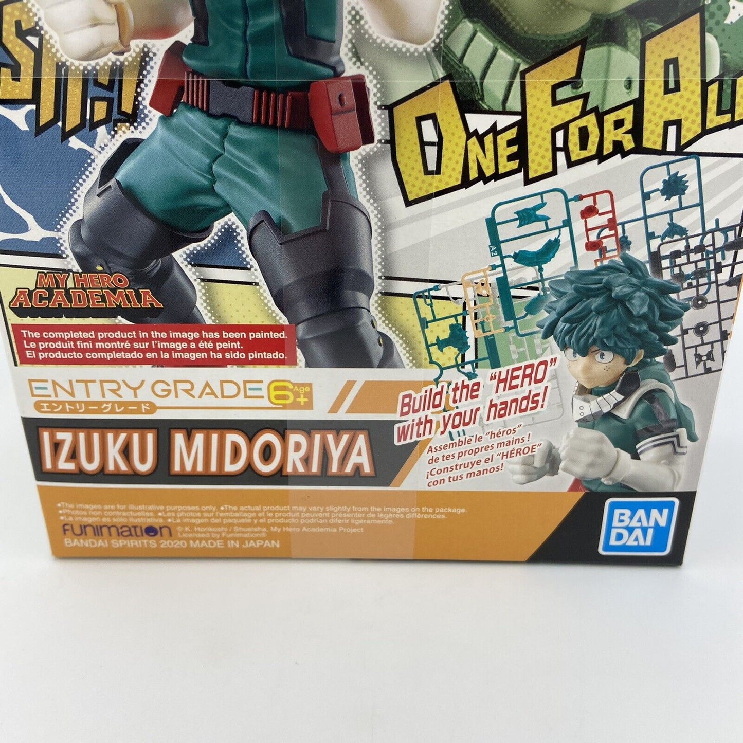 My Hero Academia Izuku Midoriya Model Kit Anime Figure Funimation Bandai - New