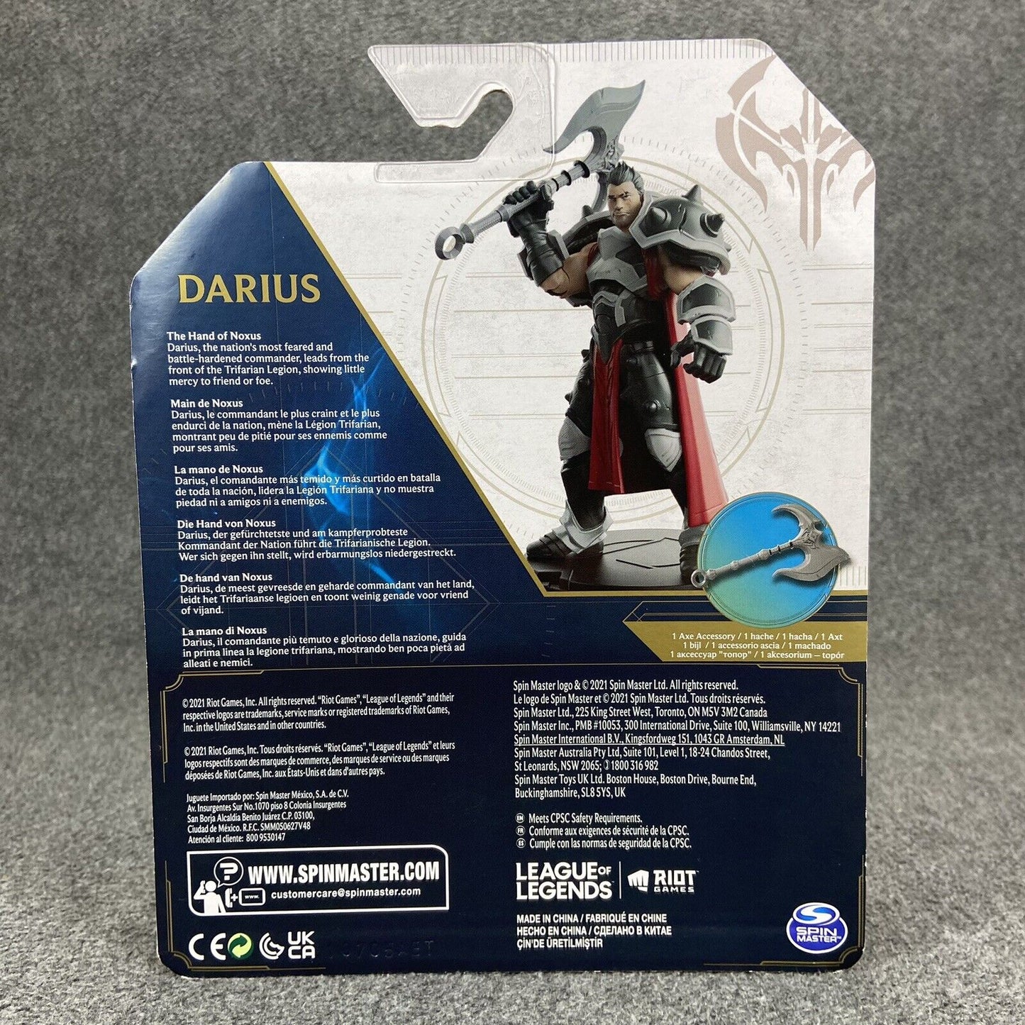 League of Legends The Champion Collection Darius 4.5" Action Figure 1st Edition