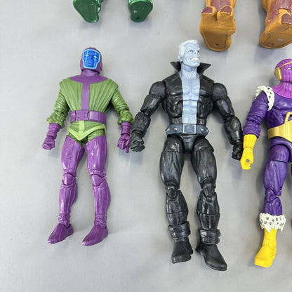 Lot of 6 Marvel Legends Villains 6" Action Figures Kang, Ulik, Baron Zemo & More