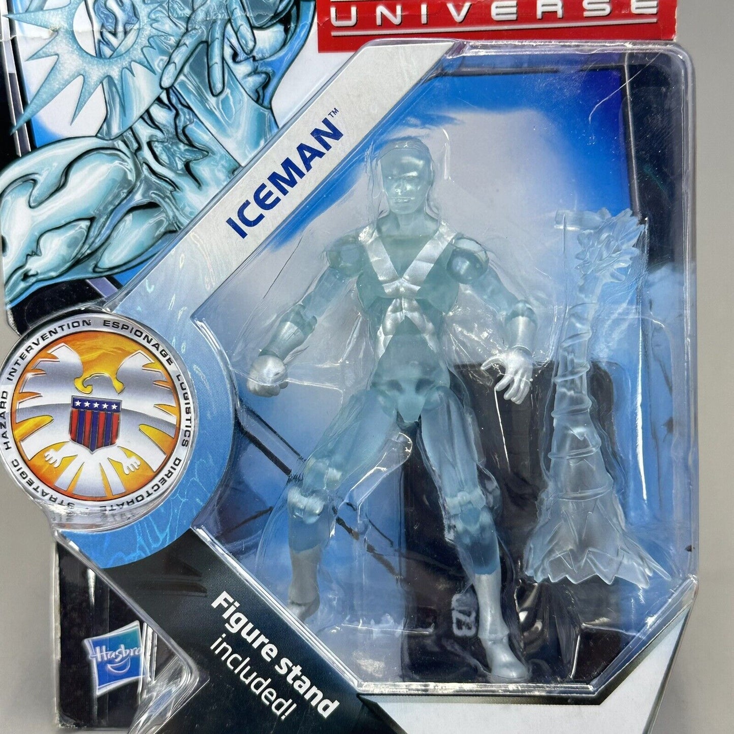 Hasbro Marvel Universe X-Men Iceman 3.75” Action Figure with Stand - Sealed