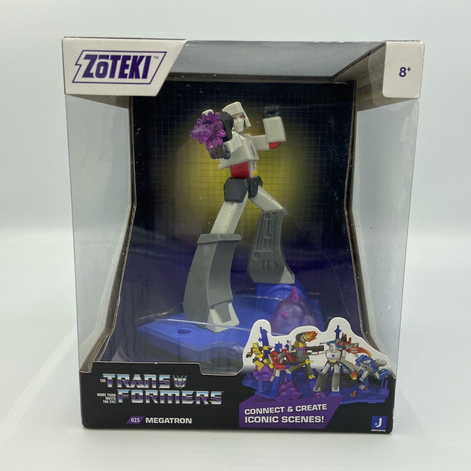 Jazwares Zoteki Transformers Megatron Diorama 5" Mini Figure - Brand New