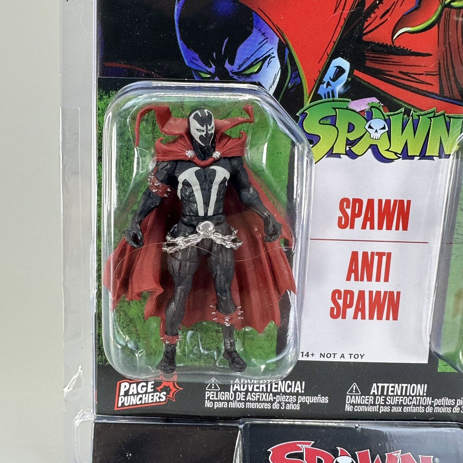 McFarlane Page Punchers 3" Figure 2-Pks Spawn vs. Anti-Spawn & Gunslinger Spawn