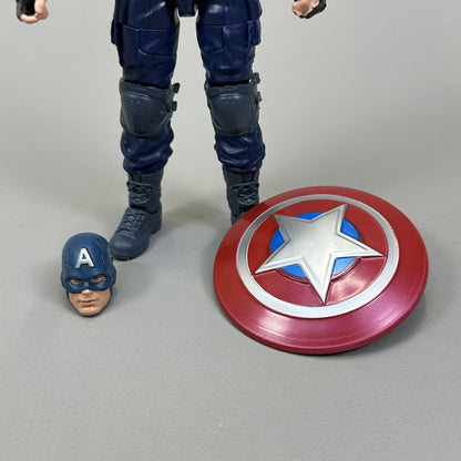 Marvel Legends Captain America 6" Action Figure w/ Extra Head Abomination Wave