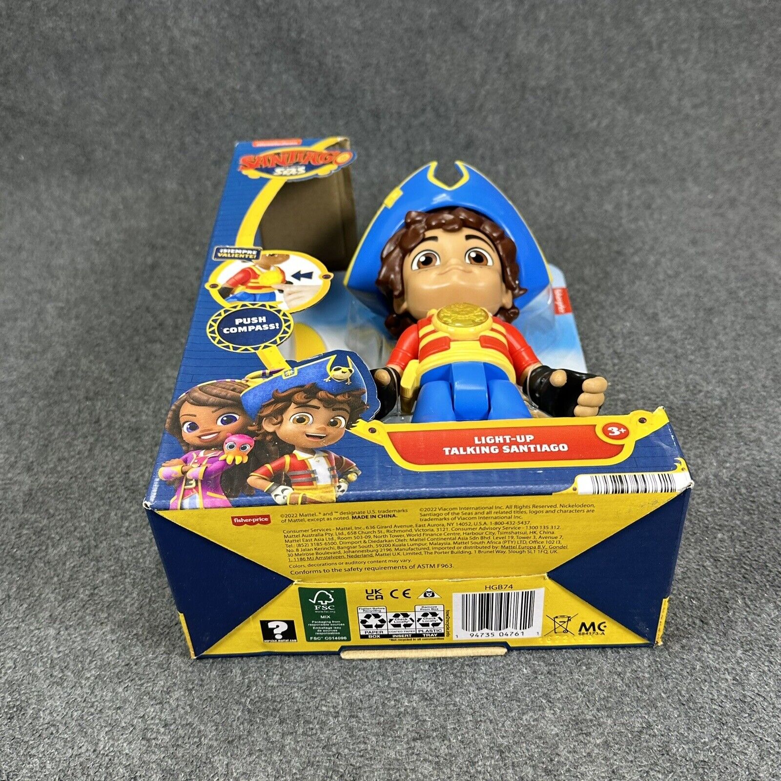 Fisher-Price Nickelodeon Santiago of the Seas Light-up Talking Santiago Figure