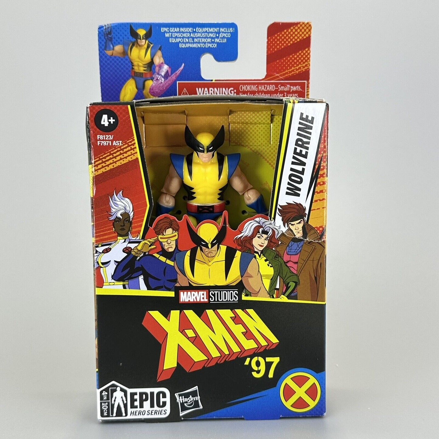 X-Men '97 Cyclops, Rogue & Wolverine 4" Action Figures Hasbro Epic Hero Series