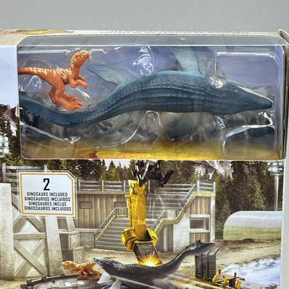 Jurassic World Dominion Minis Mosasaurus Mayhem Dinosaur Playset - Brand New