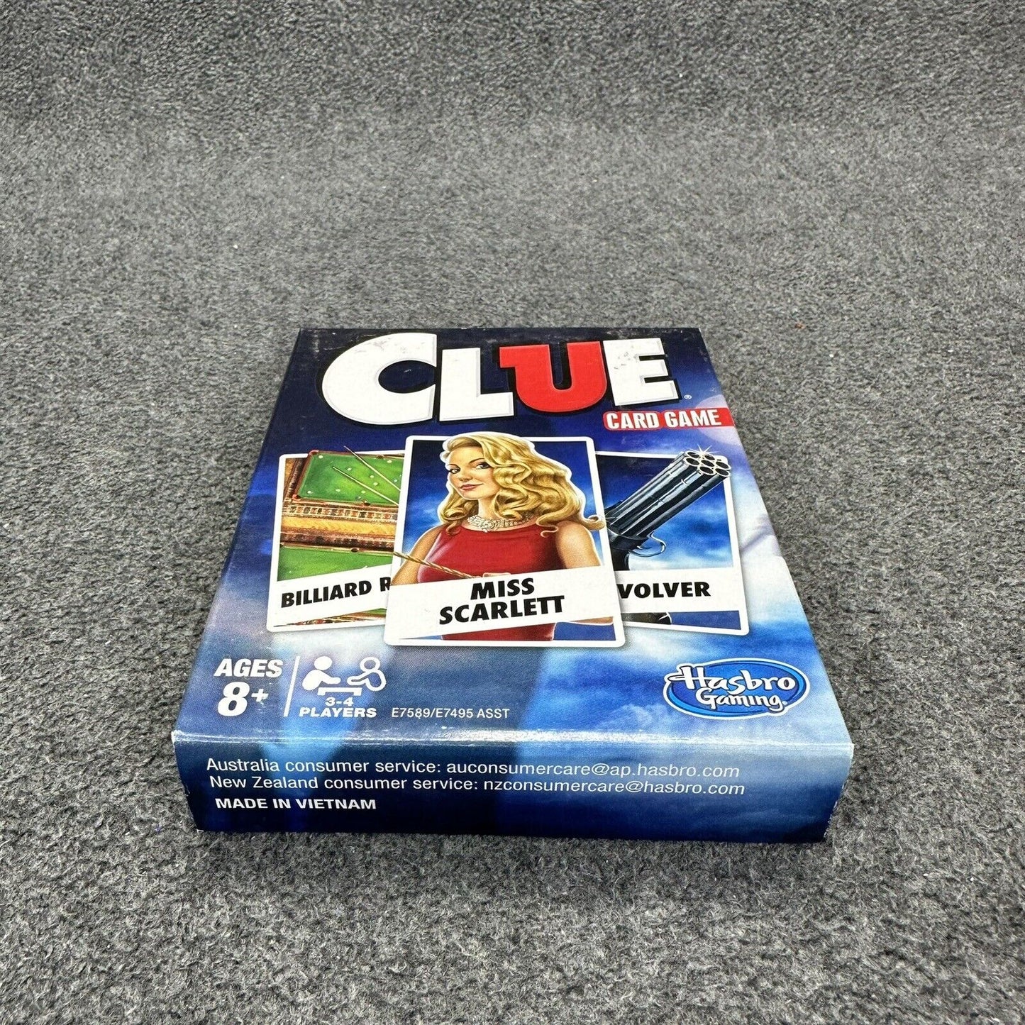 Hasbro Gaming CLUE Card Game Ages 8+ Up to 4 Players - Brand New