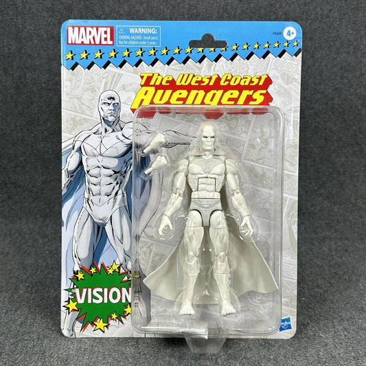 Marvel Legends Retro Card West Coast Avengers Vision 6" Figure - Brand New