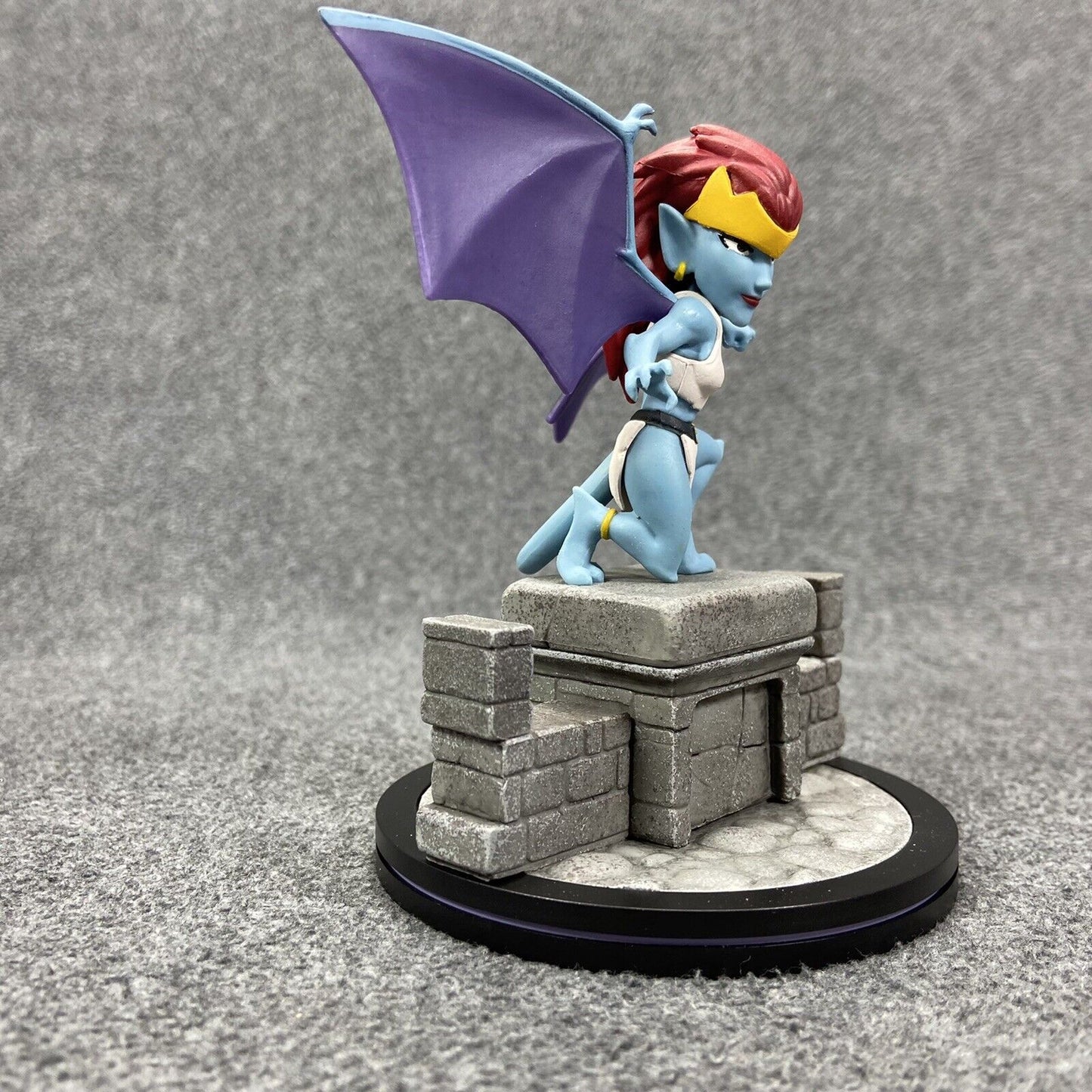 Gargoyles Demona Q-Fig Statue Disney Collectible 4.5" Figure Quantum Mechanix