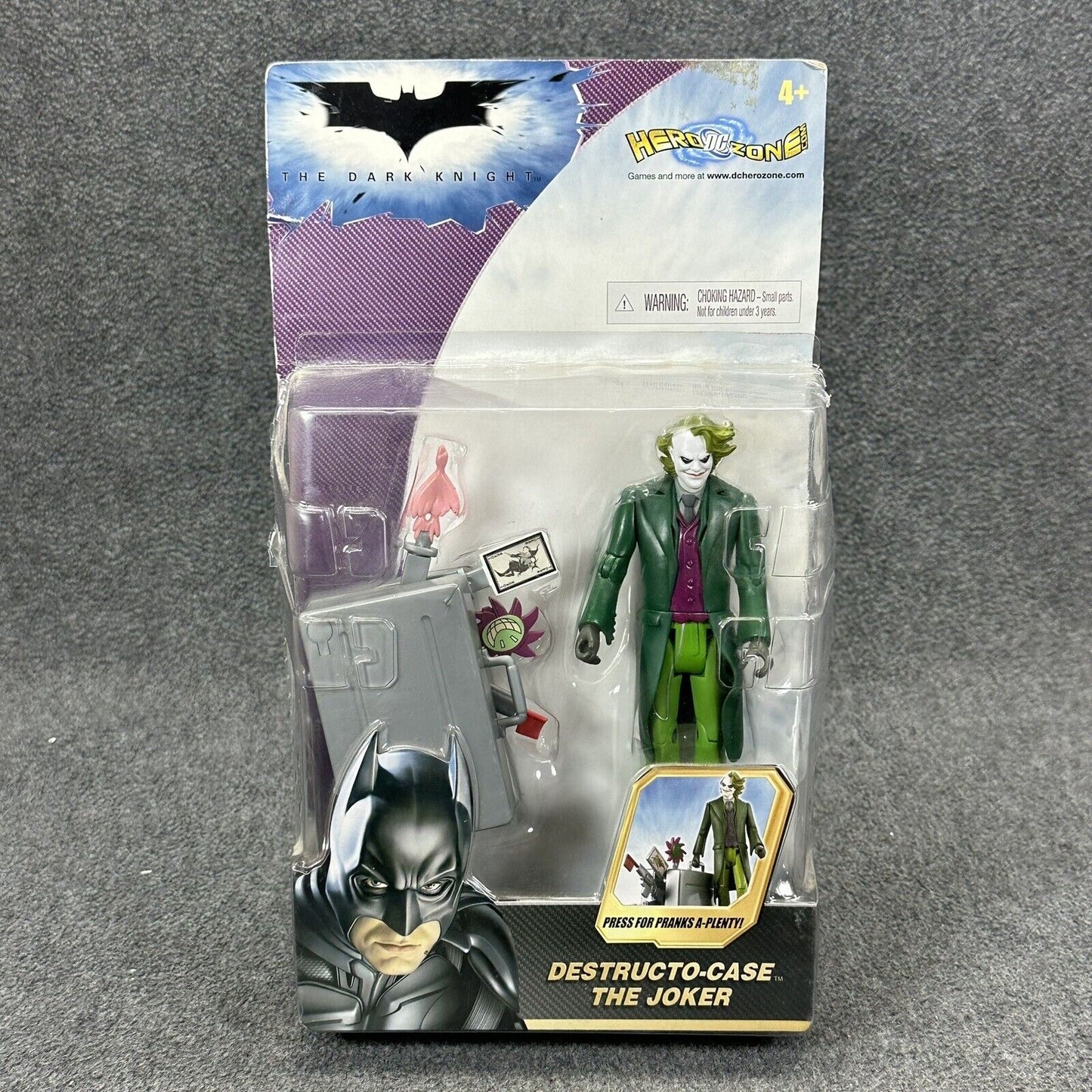 Batman The Dark Knight Destructo Case The Joker 5'' Action Figure - Damaged Box