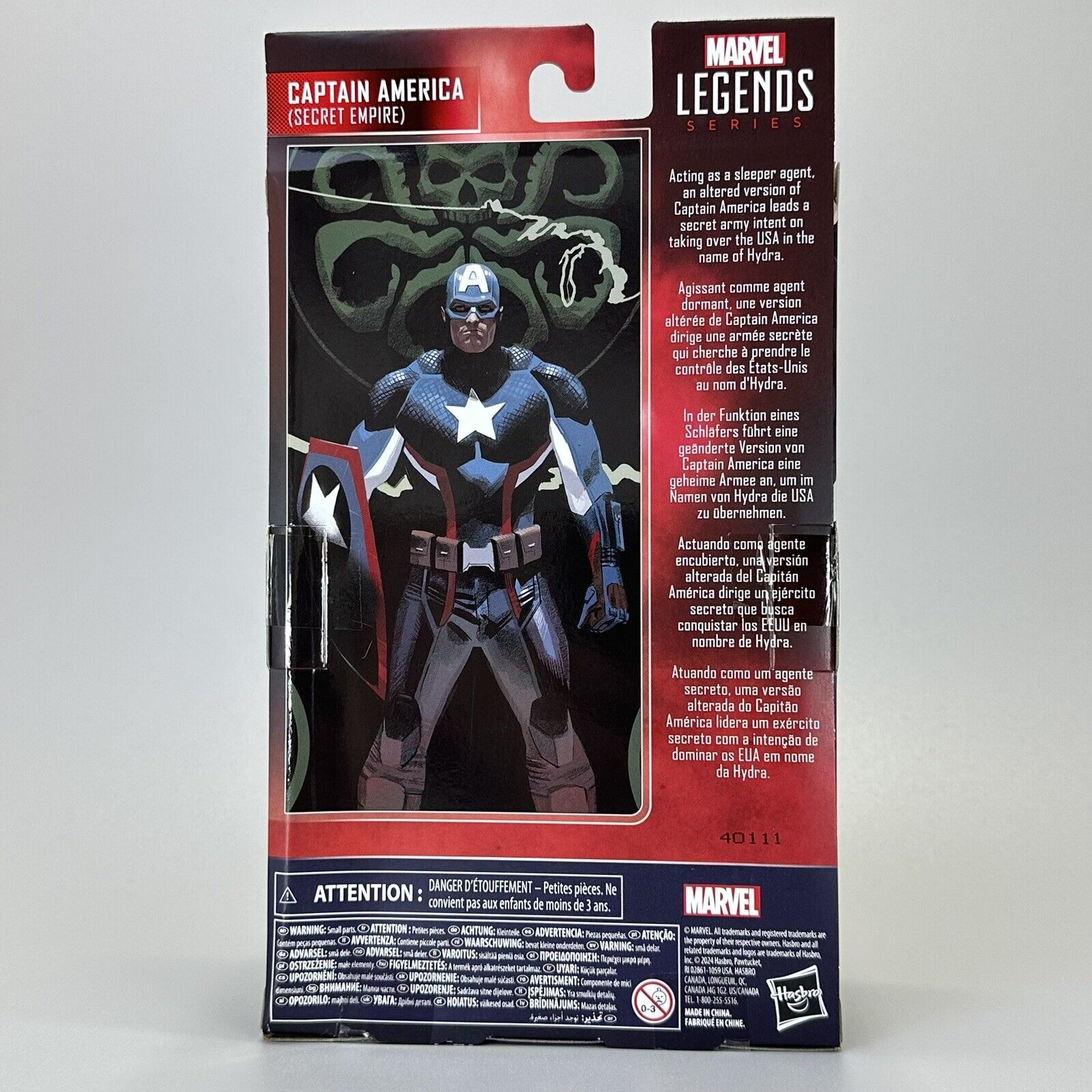 Hasbro Marvel Legends Captain America Secret Empire 6" Action Figure - Brand New