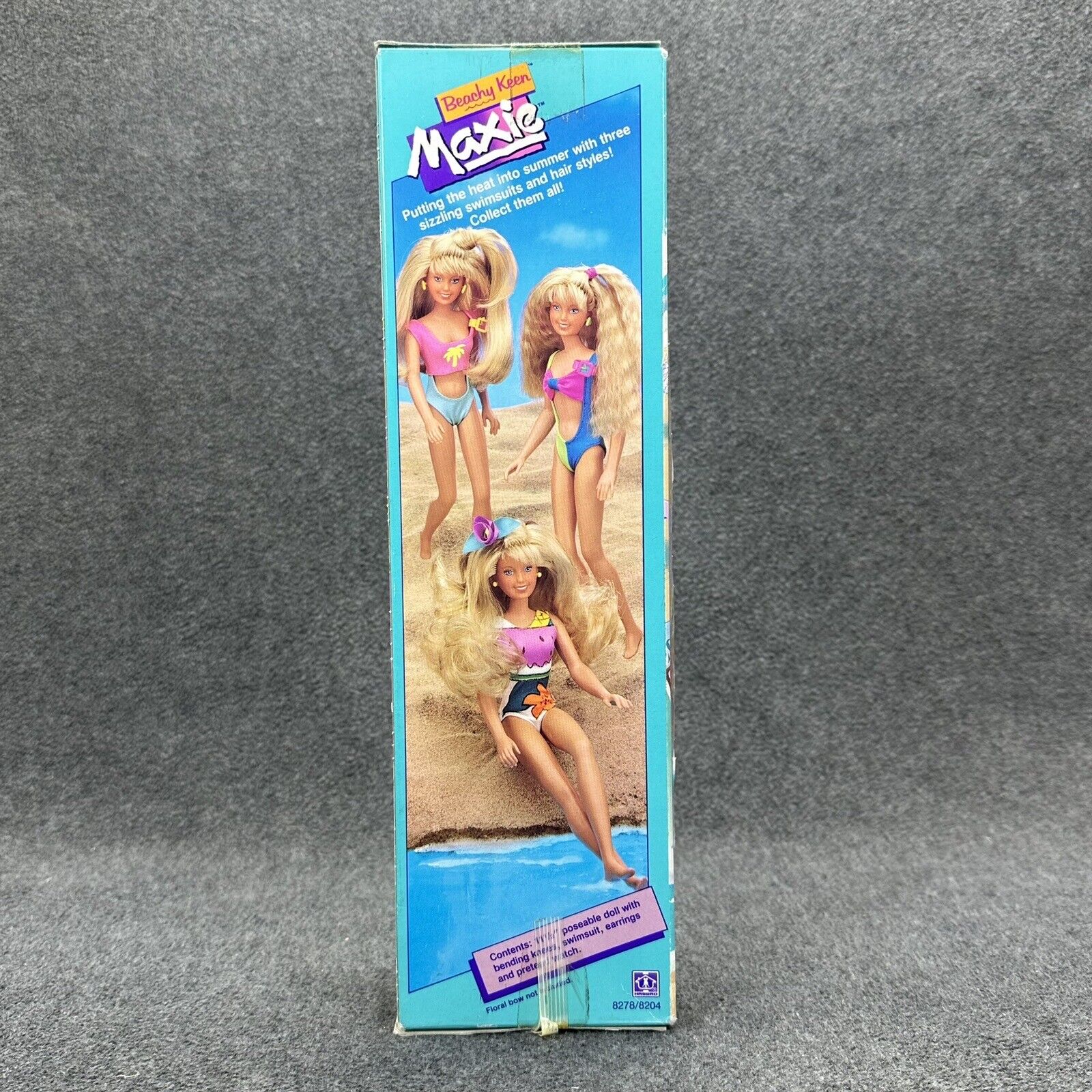 Beachy Keen Maxie Doll in Cut Out Swimsuit Accessory Vintage 1988 Hasbro