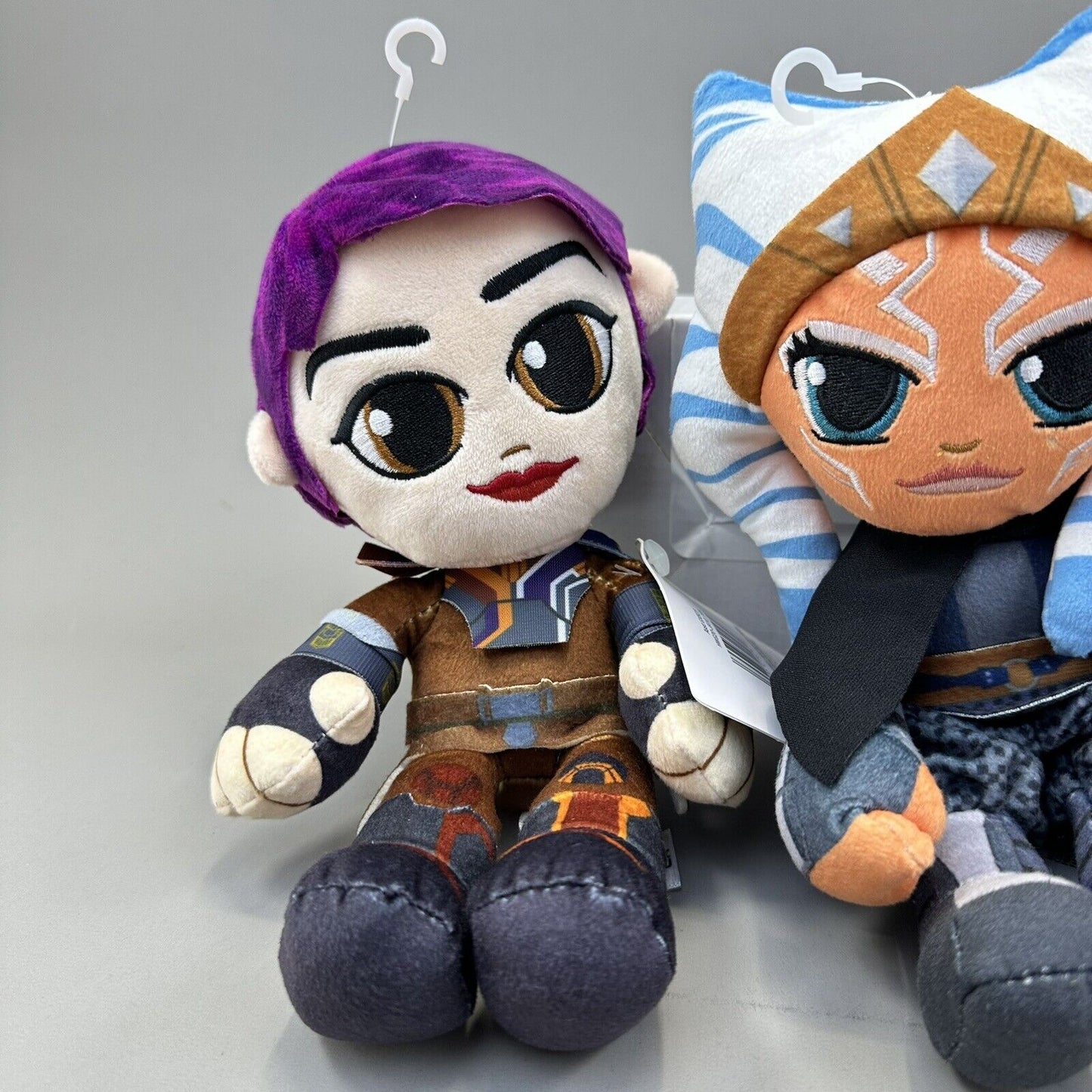 Mattel Star Wars CHOPPER (C1-10P) Ahsoka & Sabine Wren 9" Plushies Bundle - NWT