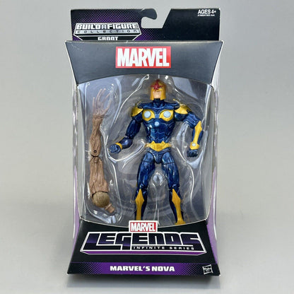 Marvel Legends Nova 6" Action Figure Guardians of the Galaxy Groot BAF - Sealed