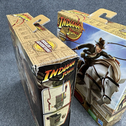 Indiana Jones Worlds Of Adventure Backpack & Horse 2.5" Action Figure Set Bundle