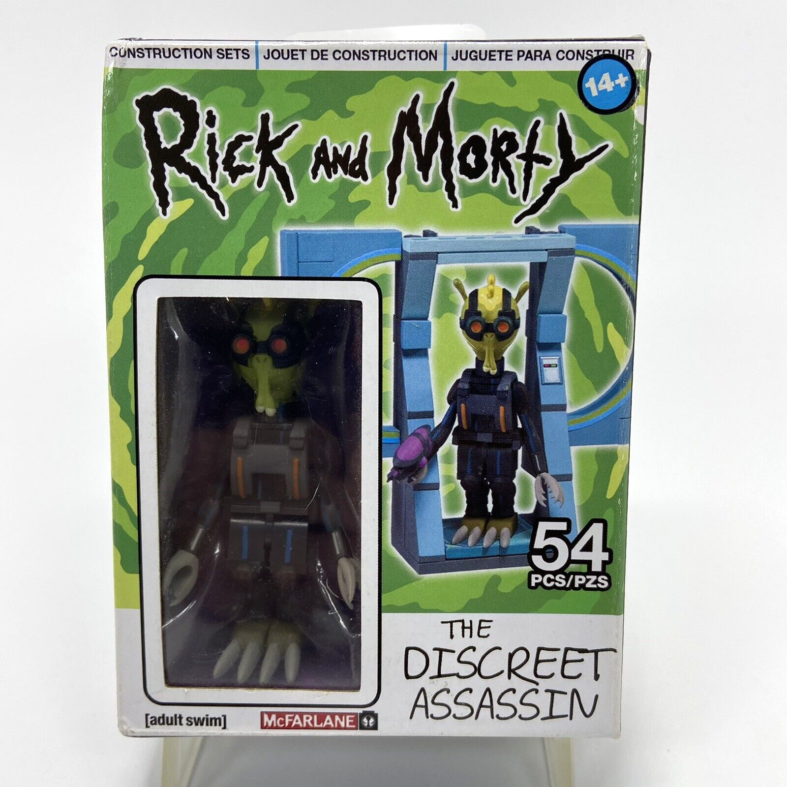 McFarlane Rick and Morty 3" The Discreet Assassin Construction Set - Brand New