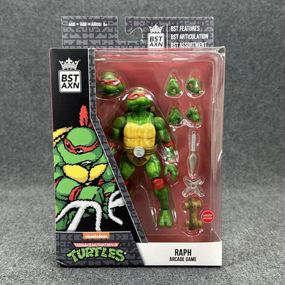 BST AXN TMNT Mikey Leo Donnie & Ralph Arcade Game 5" Exclusive Action Figures