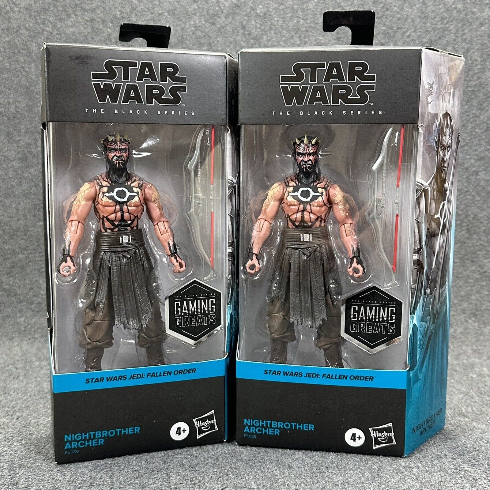 Lot of 2 Hasbro Star Wars The Black Series Nightbrother Archer 6" Action Figures